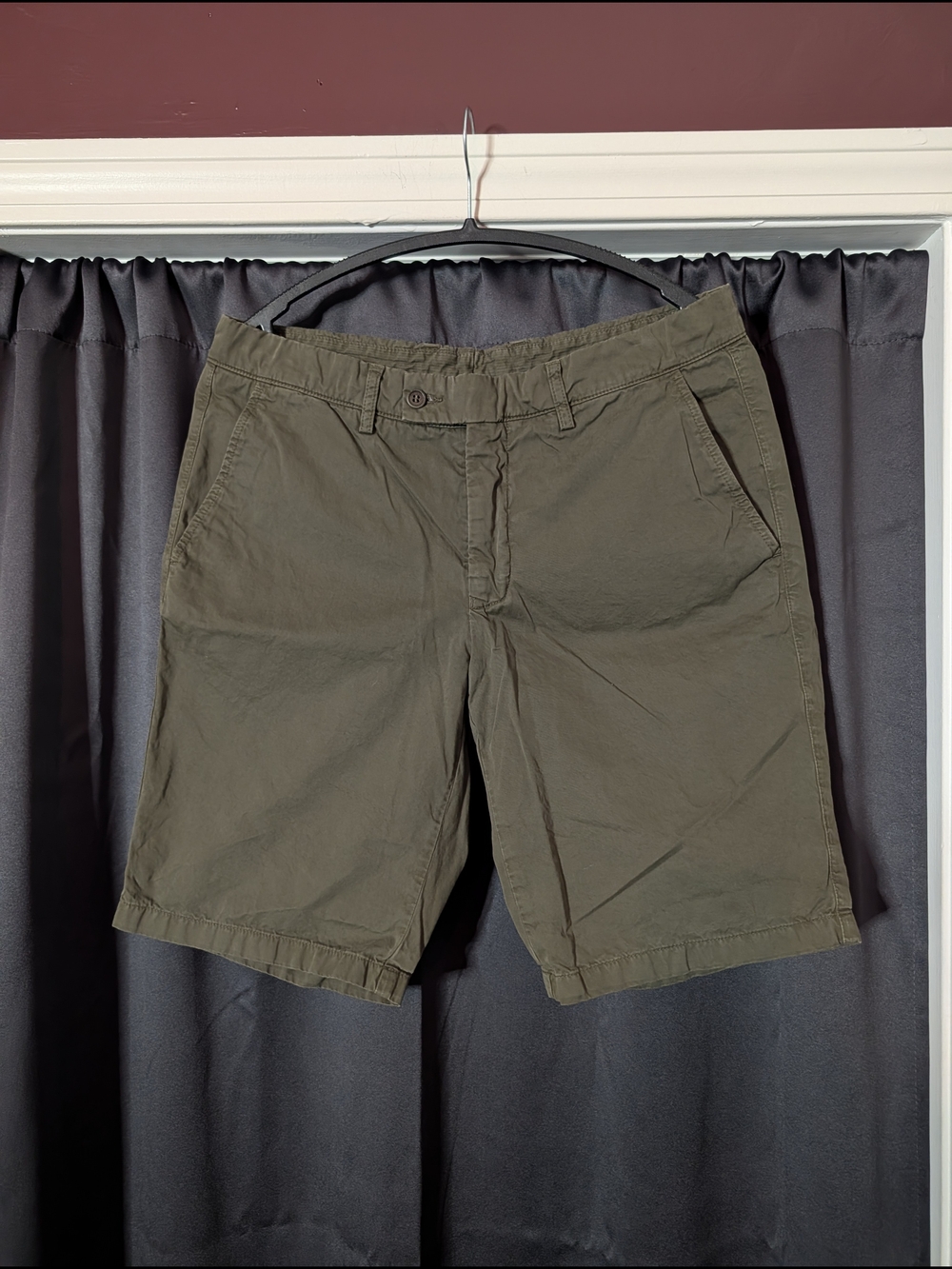 Aspesi Military Green cotoni da lavoro e dopolavoro Cotton Mens Shorts IT 50